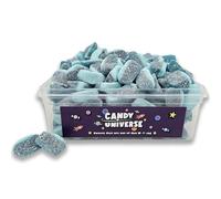 Candy Universe® Fizzy Blue Raspberry Slices 800g Tub - Tangy Blue Raspberry Jelly Sweets, Soft & Chewy Fizzy Pick & Mix Candy, Resealable Sharing Tub, Great For Parties and Sharing