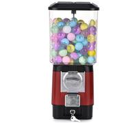 Candy Vending Machine, Coin Operated Bubble Gum Machine with 200 Empty Balls & 100 Stainless Steel Tokens, Ideal for Toy Capsules and Game Stores