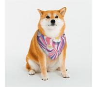 Candy Vortex Pet Scarf Stylish Triangle Bid Scarf Bandana Pet Accessory,Washable Pet Kerchief for Girl Boy Dogs or Cats Small