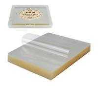 Candy Wrapper, Caramel and Chocolate Wrappers, Natural Cellophane, 500 Square Sheets,3.5x5 Inches,Candy Paper for Caramel, Treats, Lollipop