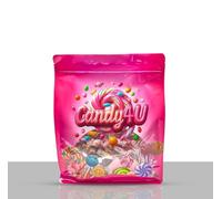 Candy4u Bottles Mix - Pick and Mix Candy with Cherry, Fizzy Cola and Fizzy Bubblegum Bottles (Mega Pouch)