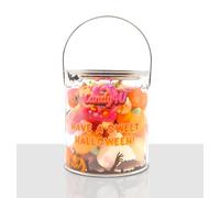 Candy4u Halloween Mixed Sweets Tin, Assorted Gummy and Jelly Treats, Multi-Coloured, 400g, Party Pack with Dracula Teeth, Ghost Marshmallows, Pumpkins, Spooky Eyes