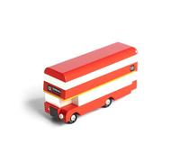 CANDYCAR® Wooden Diecast Collection - London Bus, Premium Handcrafted Beech Wood Toy Car