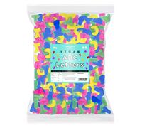 Candycrave ABC Letters 2kg | Vegan Fruit Flavoured Jelly Sweets | Alphabet Shaped | Bulk Bag | Colourful & Fun | Perfect for Parties, Learning and Sharing