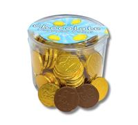 Candycrave Chocolate Flavour Coins | 500g Bulk Tub | Foil Wrapped Nostalgic Sweets