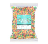 Candycrave Dew Drops 2Kg | Assorted Fruit Flavours | Sugar-Coated Jelly Sweets | Ideal for Sharing and Snacking