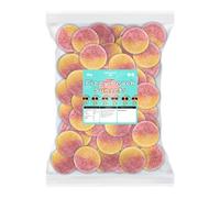 Candycrave - Fizzy Peach Sunsets 2kg Bulk Bag | Red & Orange Peach-Shaped Jelly Sweets | Fruity & Tangy Flavour | Fizzy Coated | Ideal for Sharing, Sweet Cones & Parties