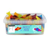 Candycrave Funky Fish Tub | 600g | Vegan Chewy Jelly Fish Sweets