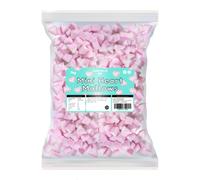 Candycrave Pink & White Micro Heart Marshmallows 1kg | Fluffy Heart-Shaped Sweets | Halal | Perfect for Cakes, Hot Chocolate & Gifts