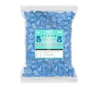 Candycrave Vegan Fizzy Blue Bears - 2 kg Bulk Bag | Blue Raspberry Flavour | Fizzy Coating | Teddy Bear Shape