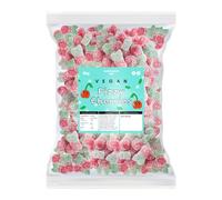 Candycrave Vegan Fizzy Cherries - 2 kg Bulk Bag | Cherry Flavour | Fizzy Coating | Vegan Sweets