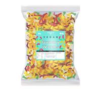 Candycrave Vegan Gummy Worms 2Kg | Jelly Sweets | Multi-Coloured | Vegan Friendly | Fruit Flavoured | Perfect for Parties, Celebrations and Sharing Treats