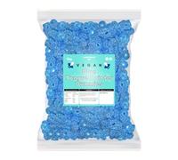 Candycrave Vegan Solid Blue Mini Fizzy Dummies - 2 kg Bulk Bag | Blue Raspberry Flavour | Fizzy Coating | Vegan Sweets