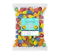 Candycrave Vegan SourSour Mix 2Kg Bulk Bag | Jelly Sweets | Sour Coating | Fruit Flavoured | Assorted Colours | Perfect for Tuck Shops and Children's Treats