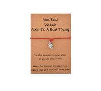 Candyfancy Halloween Bracelets: Skeleton, Pumpkin, Bat Charm - Adjustable String Rope - Trick or Treat Gifts