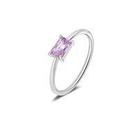 Candyfancy Personalized Birthstone Ring - Unique Jewelry for Every Month with CZ Gemstone Ring, Perfect Birthday, Anniversary, Mothers Birthday Gift Oct(Tourmaline) Size N