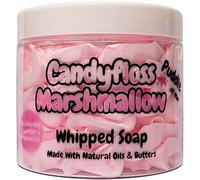Candyfloss Marshmallow Whipped Soap Body Wash - 150g - Natural Oils and Butters - Sweet Scent - Vegan Friendly - Puddle of Wax - Made in the UK