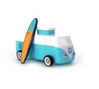 Candylab Toys - Americana Collection - VW Beach Bus Ocean - Premium Handcrafted Wooden Car Toy