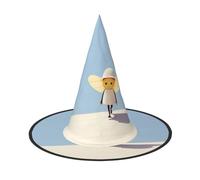 Candyman Halloween Witches Hats Witch Headbands Wizard Hat Costume Accessories Cosplay for Party Masquerade Foldable 1