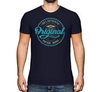 Candymix 63rd Birthday Gift for Men - 1962 Original Vintage Goods, 63rd Birthday Present Mens Cotton T Shirt, Premium Brand, Adult Fashion Fit Top, Size Medium, Colour Dark Navy