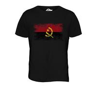 Candymix - Angola Distressed Flag - Mens T Shirt Top T-Shirt, Size X-Small, Colour Black