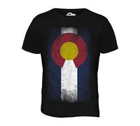 Candymix - Colorado State Faded Flag - Mens T Shirt Top T-Shirt