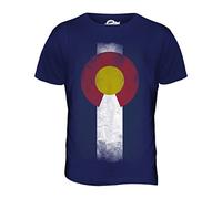 Candymix - Colorado State Faded Flag - Mens T Shirt Top T-Shirt