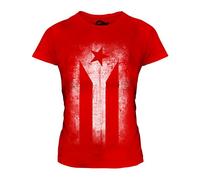 Candymix - Cuba Faded Flag Print - Ladies Fitted T Shirt Top T-Shirt