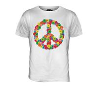 Candymix - Flower Power CND Peace Symbol - Mens T Shirt Top T-Shirt