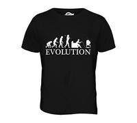 Candymix - Gamer Evolution of Man - Mens T Shirt Top T-Shirt, Size Large, Colour Black