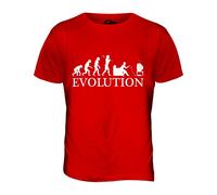 Candymix - Gamer Evolution of Man - Mens T Shirt Top T-Shirt, Size Medium, Colour Red