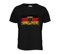 Candymix - Germany State Distressed Flag - Mens T Shirt Top T-Shirt, Size 2X-Large, Colour Black
