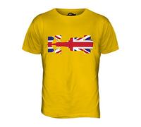 Candymix - Great British F1 - Mens T Shirt Top T-Shirt, Size 3X-Large, Colour Deep Yellow