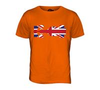 Candymix - Great British F1 - Mens T Shirt Top T-Shirt, Size X-Large, Colour Orange