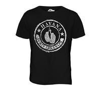 Candymix - Havana Boxing Gym Logo Print - Mens T Shirt Top T-Shirt, Size 2X-Large, Colour Black