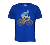 Candymix - Road Cyclist - Mens T Shirt Top T-Shirt, Size Large, Colour Royal Blue