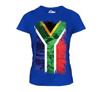 Candymix - South Africa Grunge Flag - Ladies Fitted T Shirt Top T-Shirt