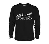 Candymix - T-Rex Evolution of Man - Unisex Sweatshirt Mens Ladies Sweater Jumper Top