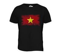 Candymix - Vietnam Distressed Flag - Mens T Shirt Top T-Shirt, Size X-Large, Colour Black