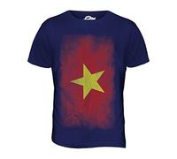 Candymix - Vietnam Faded Flag - Mens T Shirt Top T-Shirt, Size Large, Colour Navy