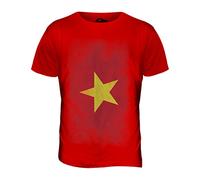 Candymix - Vietnam Faded Flag - Mens T Shirt Top T-Shirt, Size Large, Colour Red