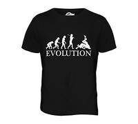 Candymix - Wrestling Evolution of Man - Mens T Shirt Top T-Shirt, Size Large, Colour Black