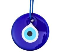 Candymosa Turkish Lamp Evil Eye Wall Hanging - Turkish Nazar Beads Set of 5 - Home Protection Ornament