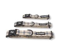 candyPet - Adjustable Click Nylon Collar, Neoprene padded interior, CANDYBERRY, L