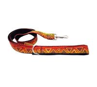 candyPet - Dog Leash - 120 cm Cotton with Soft Shell Padded Handle, Orange Kenya