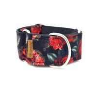 candyPet - Martingale Collar for Dogs, Dogs and Roses, S