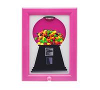 Candys Frame, Candys Dispenser Picture Frame, Vintage Wall Mounted Candy Dispenser Picture Frames, Kid Friendly Bubble Gum Vending Toy Photo Frames Ornaments