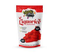 Candyshack Sugar Free Strawberry Flavour Liquorice 120g
