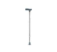 Cane Aluminium Alloy Single Walking Aid with Non-Slip Lightweight for Young People(Silver)