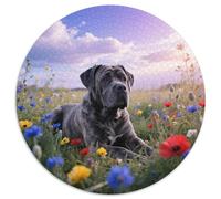 Cane Corso 1000-Piece Curved Puzzle with Pet Dog, Rewardingly Hard And Visually Stunning, Best for Lounges, Designed for Hobbyists 1000pcs (67.5x67.5cm)
